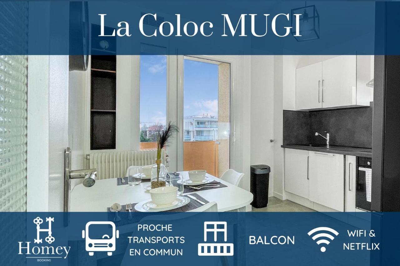 Homey La Coloc Mugi - Colocation Haut De Gamme - Chambres Privees - Balcon - Wifi Et Netflix - Proche Transports Commun Annemasse Exterior foto
