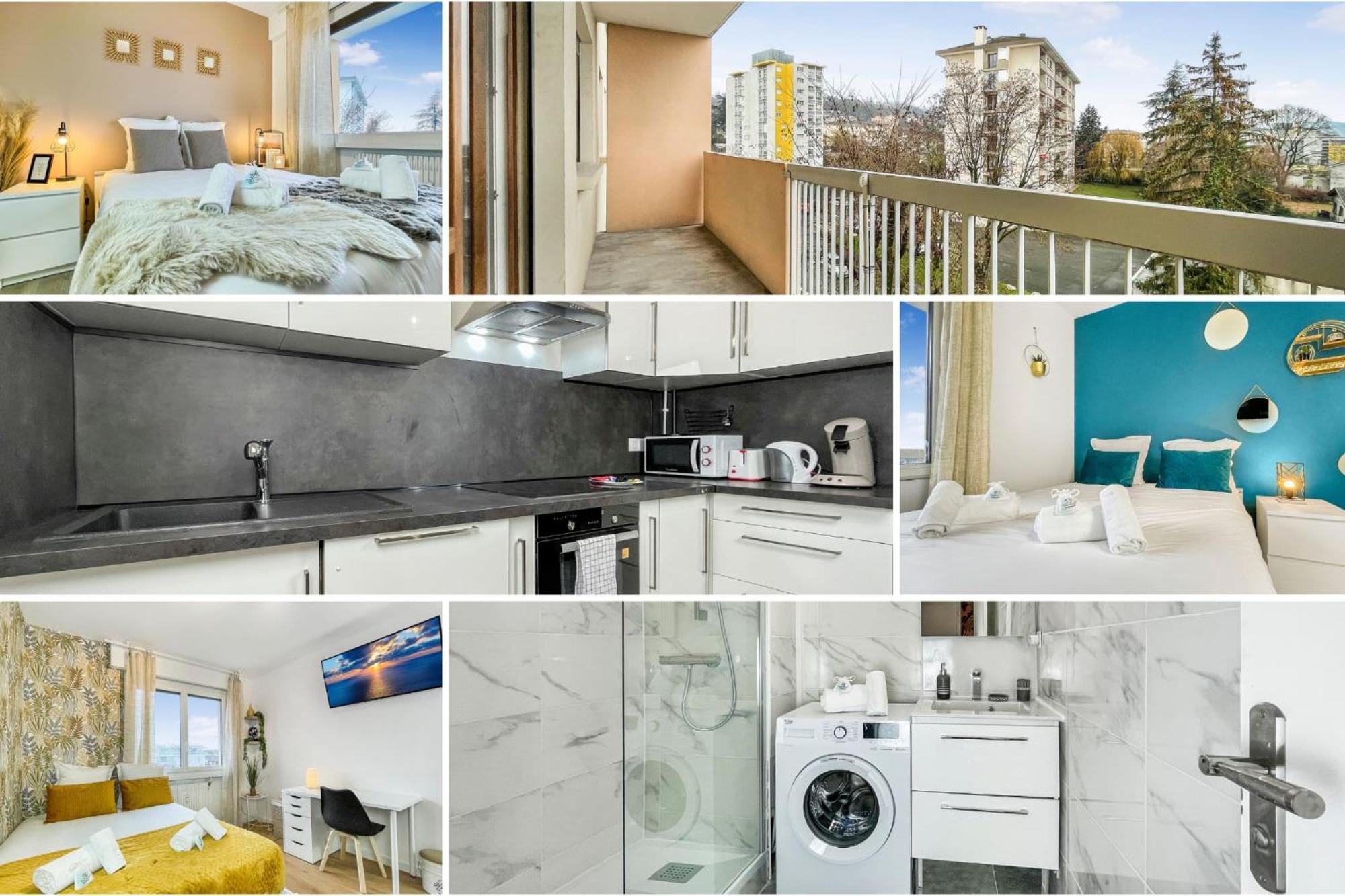 Homey La Coloc Mugi - Colocation Haut De Gamme - Chambres Privees - Balcon - Wifi Et Netflix - Proche Transports Commun Annemasse Exterior foto